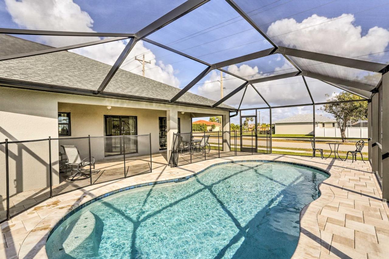 Central Cape Coral House With Private Screened Pool! Eksteriør bilde